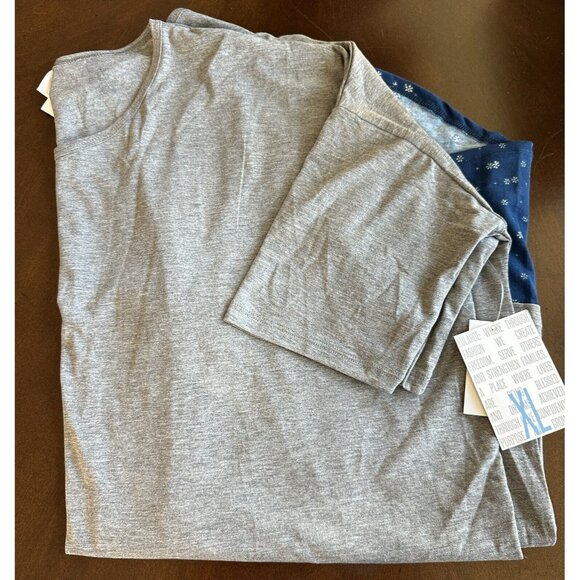 LulaRoe Irma Gray Blue Tunic Shirt Top, Sz XL, NWT New W Tags, Extra Large - Picture 2 of 4
